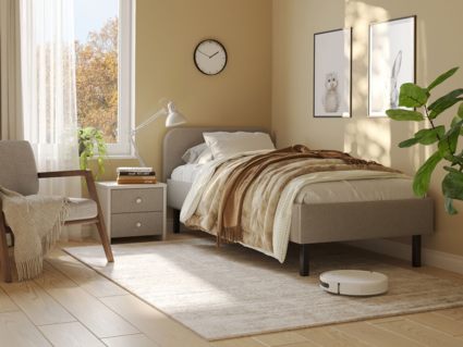 Кровать Сонум Hanna Багама льняной 90х200