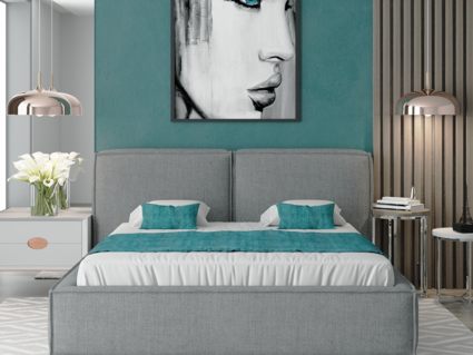 Кровать Nuvola Verde Velutto 22 (с подъемным механизмом)