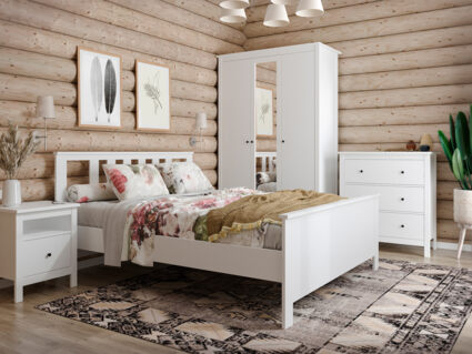 Комод Гуд Лакк Сага белый/ясень 51х92