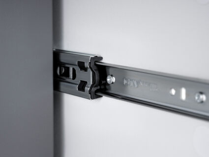 Тумба Гуд Лакк Сага 3 ящика серая 41х131