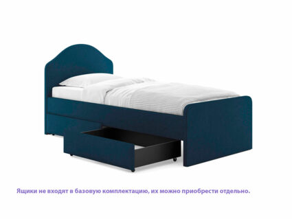 Кровать Сонум Emma Микровелюр белый 140х200