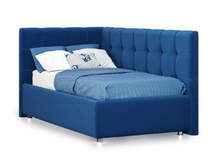 Кровать Nuvola Sabina угловая Velutto 26 160х200