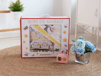 Комплект постельного белья Софи де Марко Ромбики (цветной) с одеялом 1,5-спальный