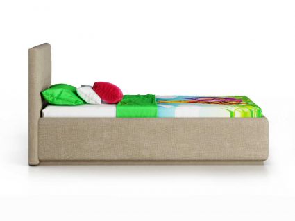 Кровать Nuvola Bianco Bravo cream (с подъемным механизмом) 160х190