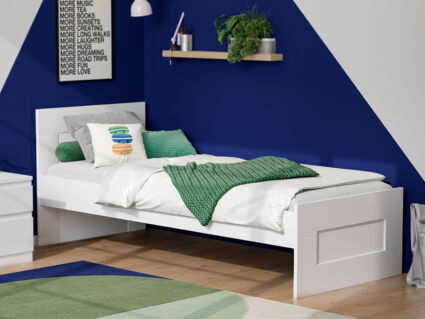 Кровать Гуд Лакк Сириус белая 160х200