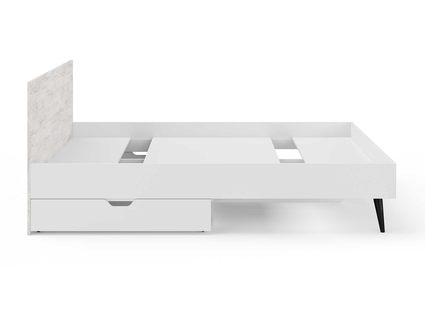 Кровать Сонум Ines Ясмунд + белый 90х190