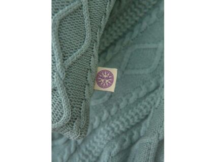 Плед Luxberry LUX 67 серо-зелёный