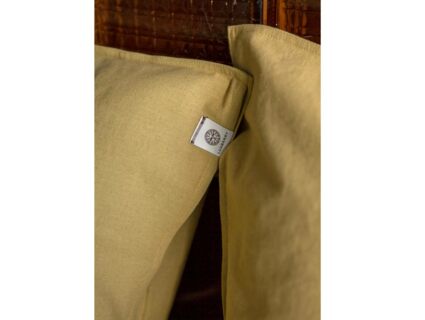 Комплект постельного белья Luxberry ЛЁН И ХЛОПОК горчичный 1,5-спальный