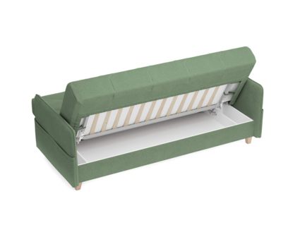 Диван Сонум Forest Микровелюр бежевый Длина 217 см