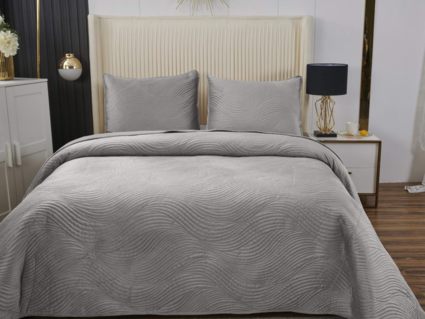 Покрывало Софи де Марко Жизель (светло-серое)