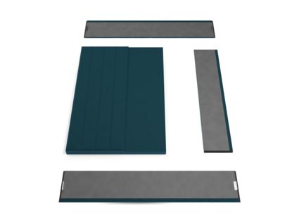 Кровать Lonax Кармела велюр Dolly-13 (с основанием) 120х190