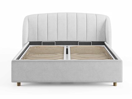 Кровать Сонум Valencia Экокожа Белый (с подъемным механизмом) 200х200