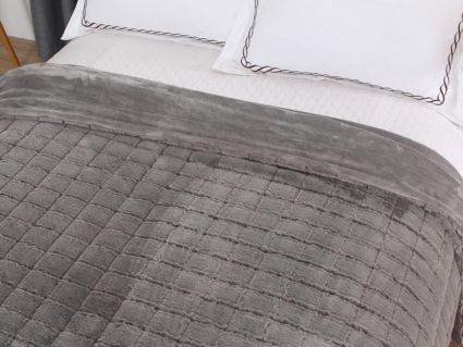 Покрывало Софи де Марко Мадлен (серое) 220х240