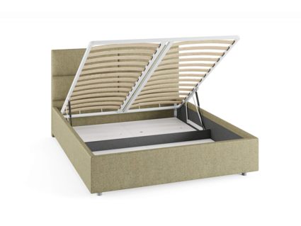 Кровать Сонум Omega Кашемир Бежевый (с подъемным механизмом) 160х190
