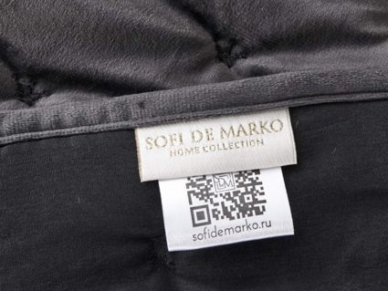 Покрывало Софи де Марко Лея (антрацит) 240х260
