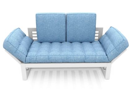 Диван Арско Балтик двухместный голубой