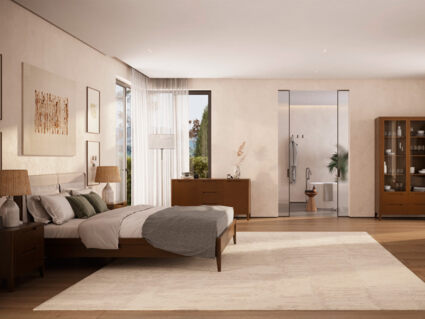 Кровать Rivi Ruby Wood Пинотекс/Рогожка Step 3 120х200