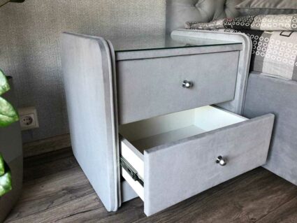 Тумба Димакс Сандрига велюр Velutto 05 уцененная 45х57