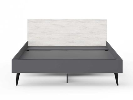 Кровать Сонум Ines Ясмунд + серый 90х190