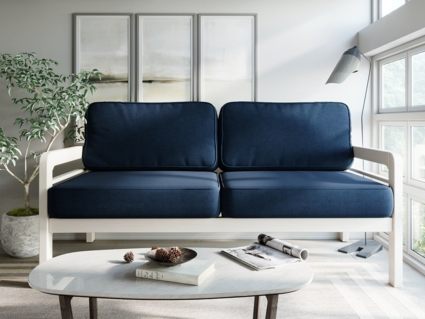 Диван Арско Бергер трехместный синий