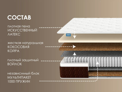 Матрас Димакс Мега хард медиум плюс 22