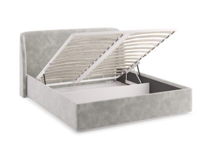 Кровать Сонум Nicole Рогожка Графит (с подъемным механизмом) 200х190