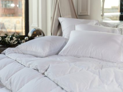 Подушка German Grass White Familie Down упругая 70х70