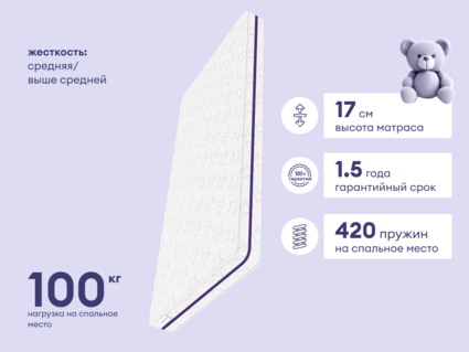 Матрас Базилик Бэби Фан 80х200