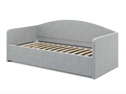 Кровать Сонум Uno Экокожа Платиновый перламутр (с подъемным механизмом) 80х200