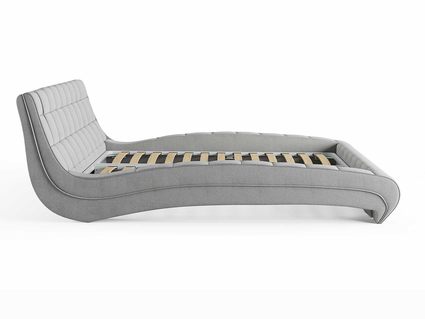 Кровать Сонум Milano Экокожа Белая (с подъемным механизмом) 160х190