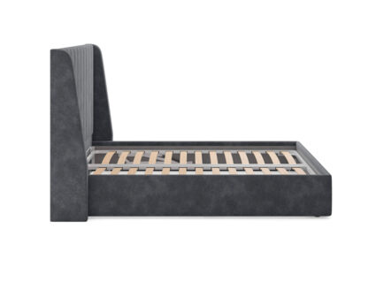 Кровать Сонум Samanta Рогожка Деним (с подъемным механизмом) 140х190