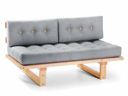 Диван Арско Торн-М двухместный серый