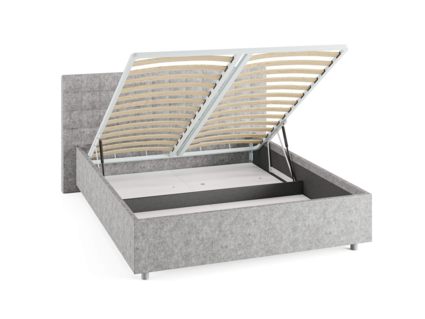 Кровать Сонум Siena Кашемир Латте (с подъемным механизмом) 80х200