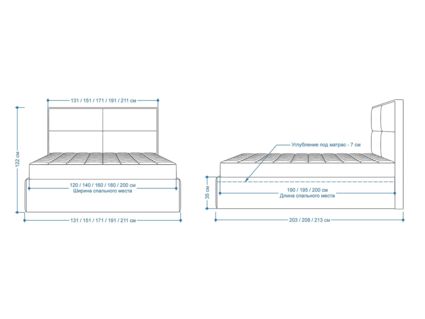 Кровать Lonax Марселла велюр Dolly-2 (с подъемным механизмом) 120х190