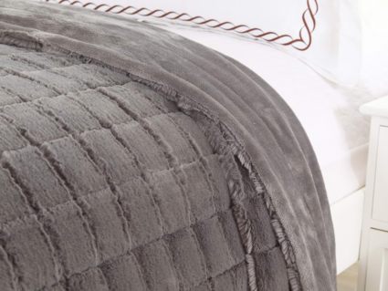 Покрывало Софи де Марко Мадлен (серое) 220х240