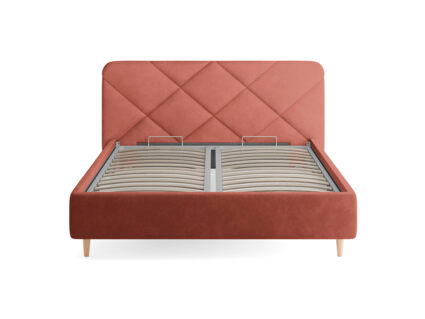 Кровать Сонум Taylor Фултон серый (с подъемным механизмом) 160х200