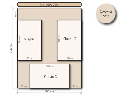Кровать Mr.Mattress Site Box экокожа Black 180х195