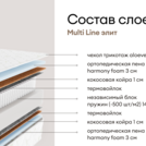 Матрас Мистер Слип Multi Line элит 120х190