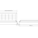 Кровать Димакс Норма + Крем 140х190