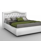 Кровать Sleeptek Premier 6 Экокожа White 160х190
