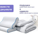 Одеяло Димакс Овечья шерсть всесезонное + 2 подушки Димакс Базис Макси 200х220