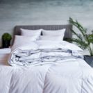 Одеяло German Grass Gray Familie Down всесезонное 160х220