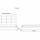 Кровать Димакс Норма Агат с подъемным механизмом 120х190